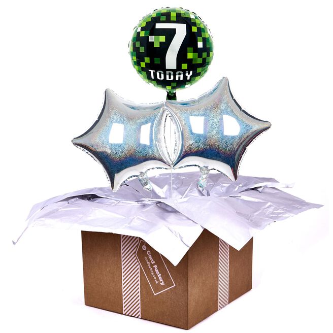 7 Today Birthday Balloon Bouquet - DELIVERED INFLATED!