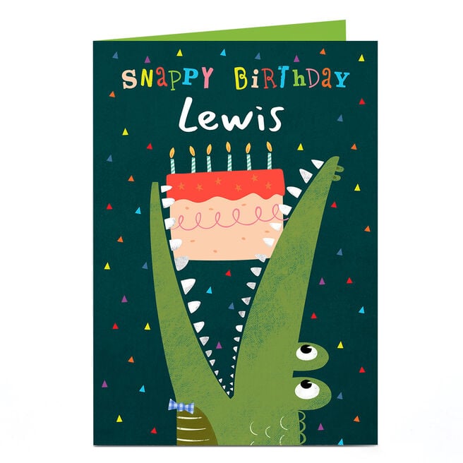 Personalised Card - Snappy Birthday