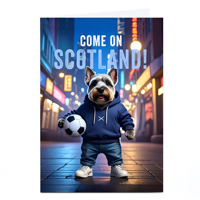 World Cup Card - Come on Scotland