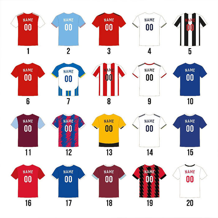 Team Colours Football Shirt Bottle Opener