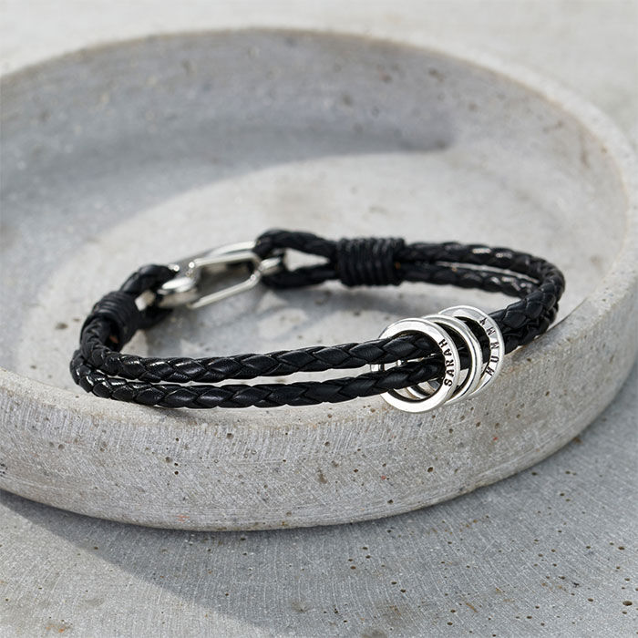 Mens discount personalised bangle