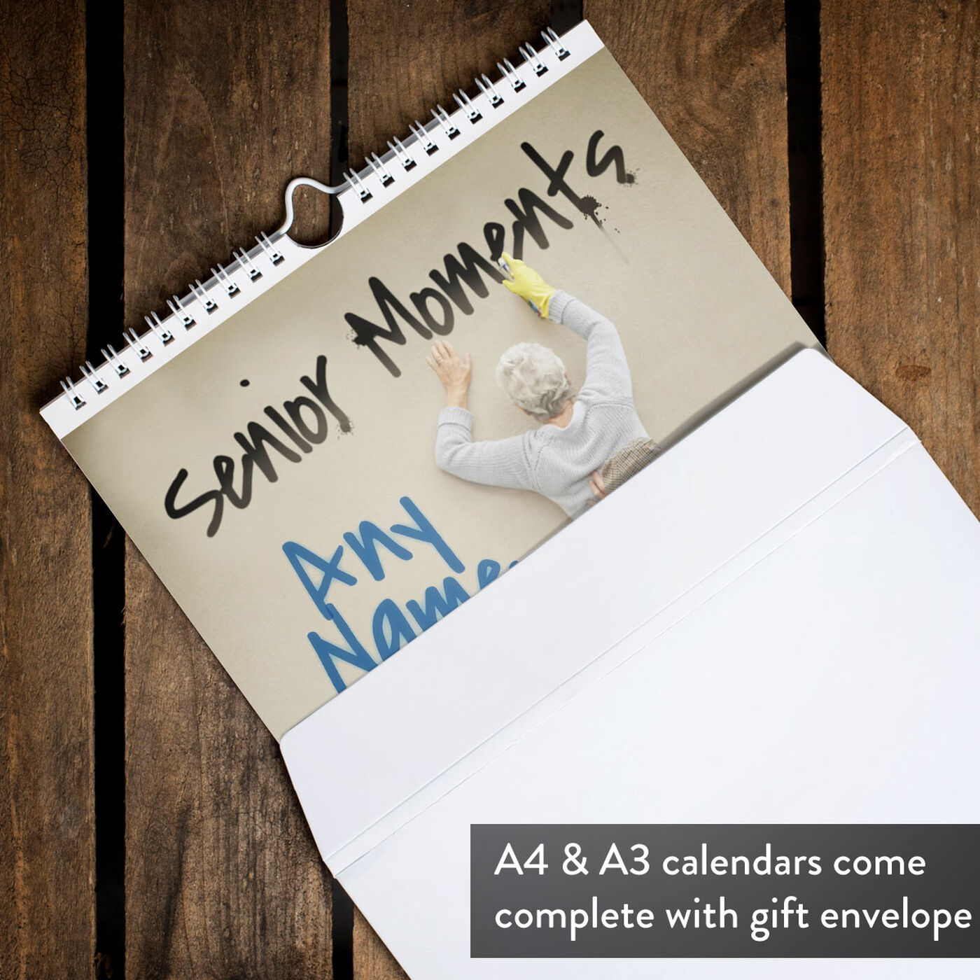 Personalised Senior Moments Calendar - New Edition | GettingPersonal.co.uk