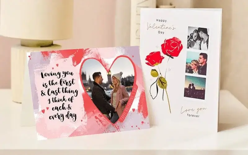 Valentines photo cards