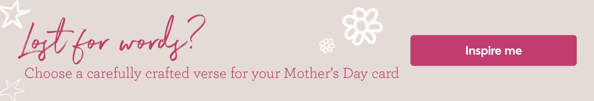 Mother's Day verse inspiration