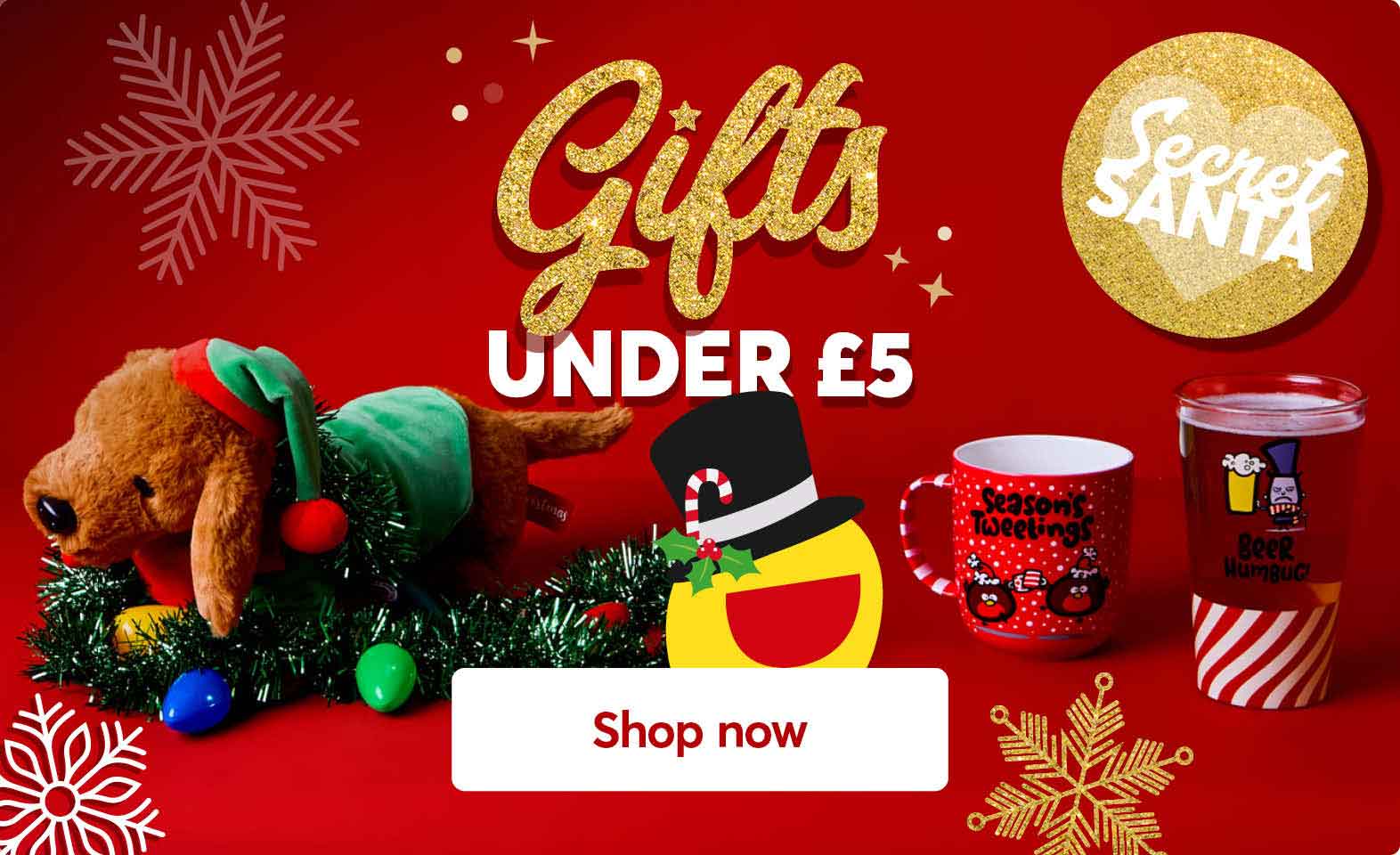 Christmas gifts under £5