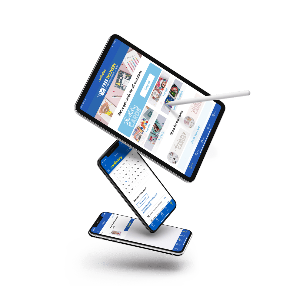 Devices showing app images