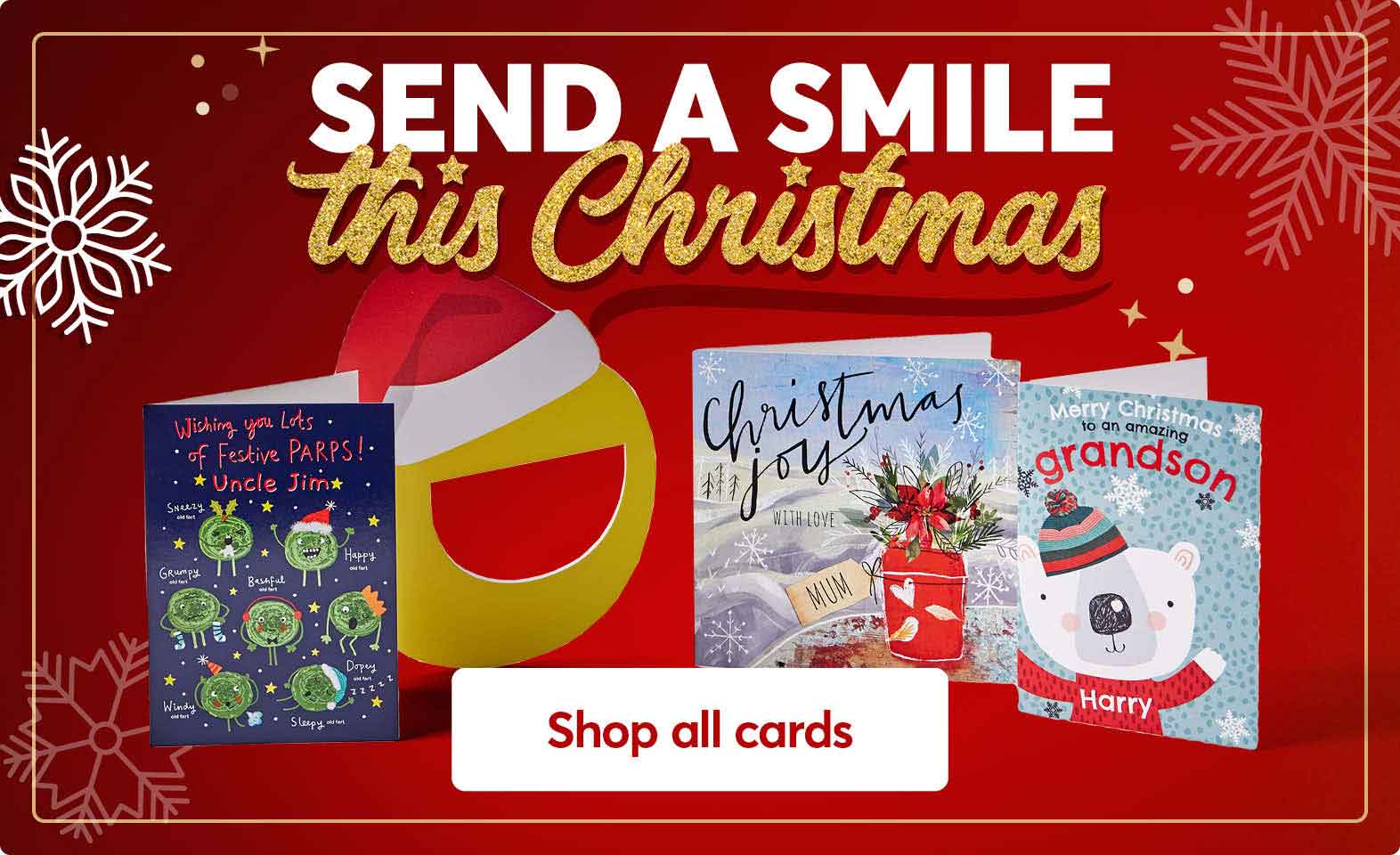 Christmas cards shop all