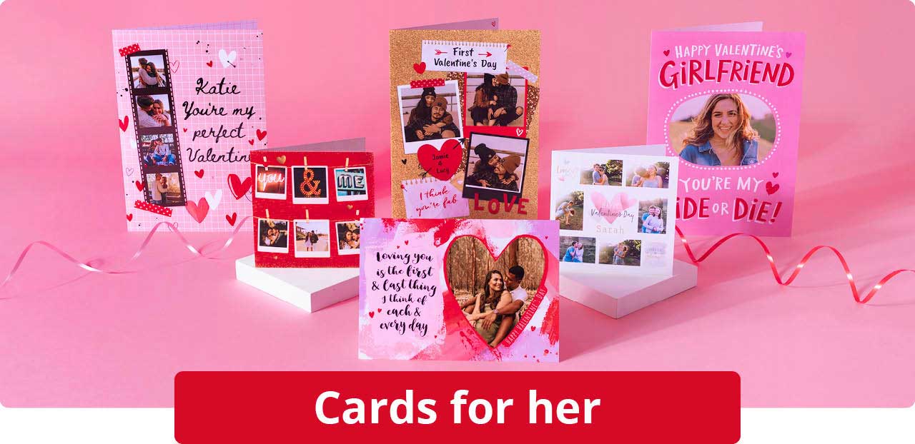 Valentine's day cards for her