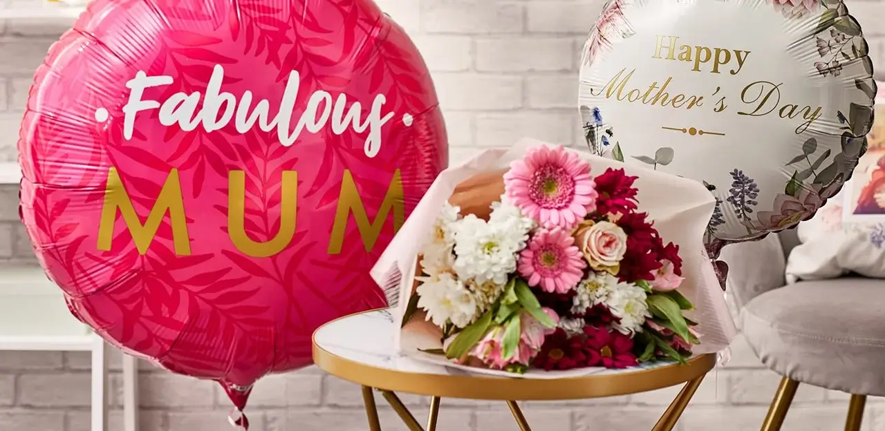 Mother's Day flowers & balloons