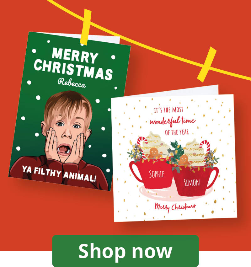20% off A5 & square personalised cards