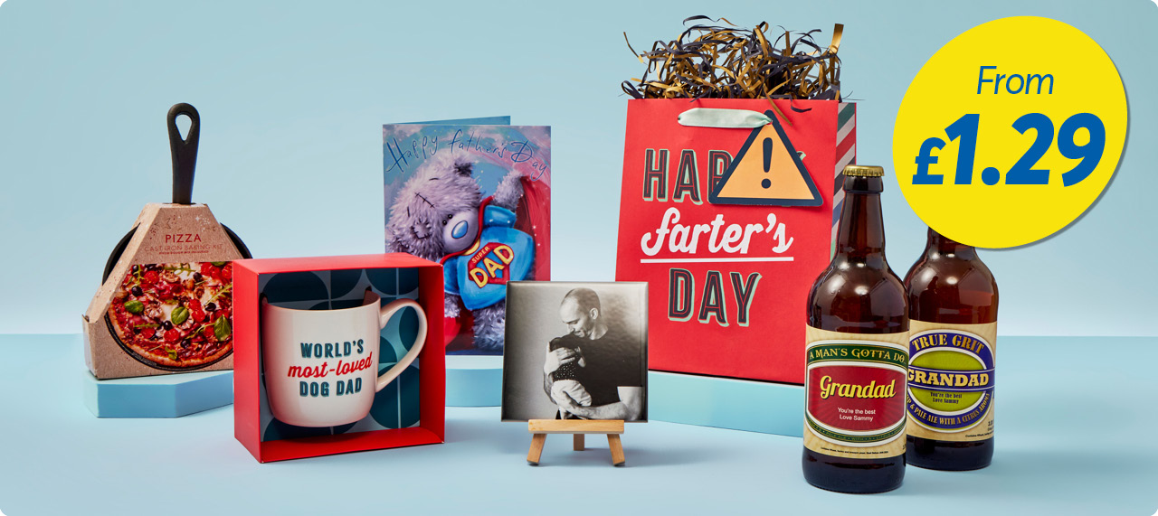 Shop Father's Day from £1.29