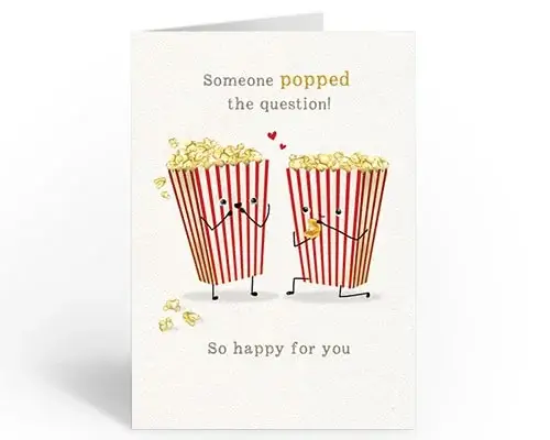 Engagement card Engagement card