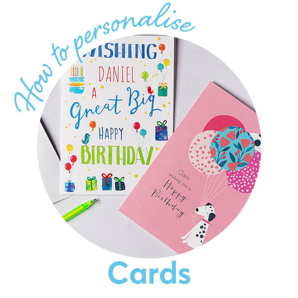 How to personalise a card