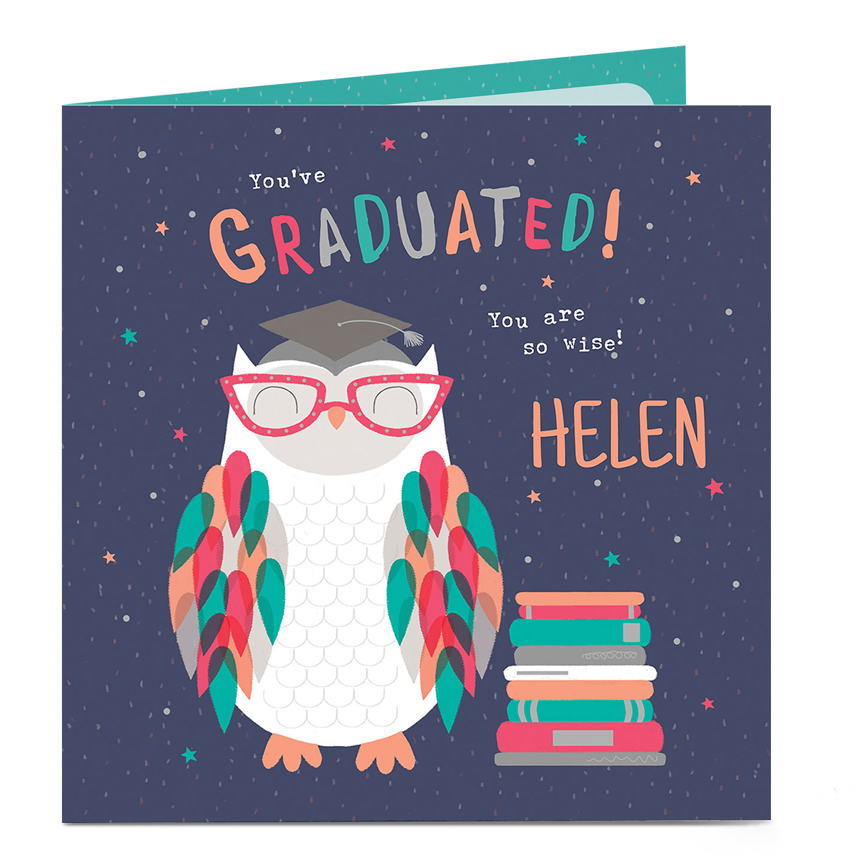 Personalised Graduation Card - You Are So Wise