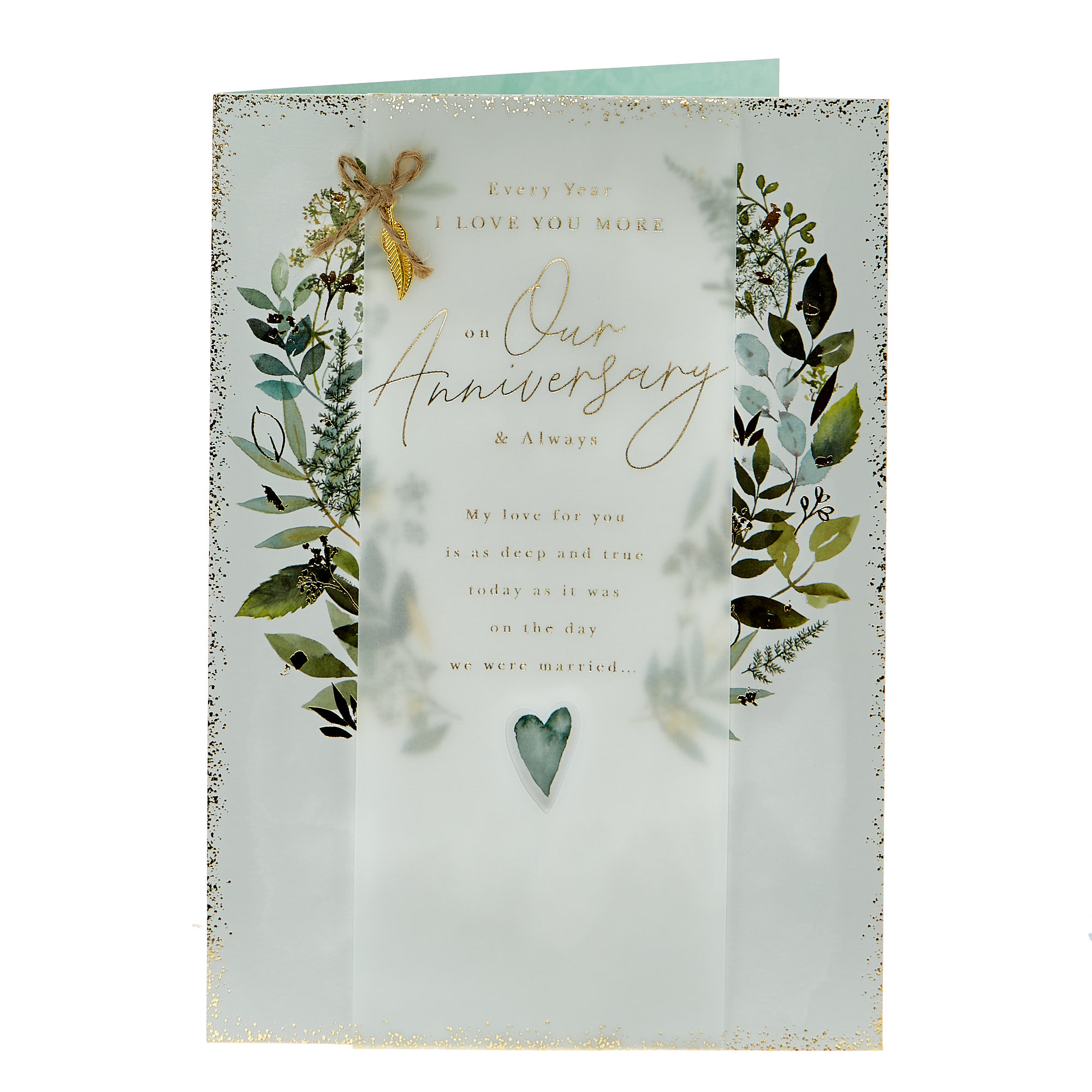 Large Premium Anniversary Card - Every Year I Love You More