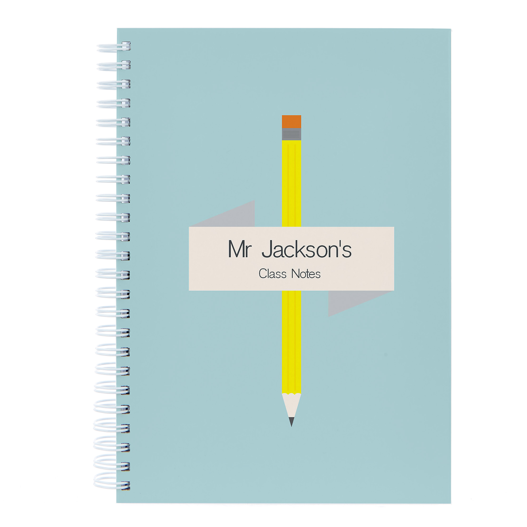 Personalised Pencil Notebook
