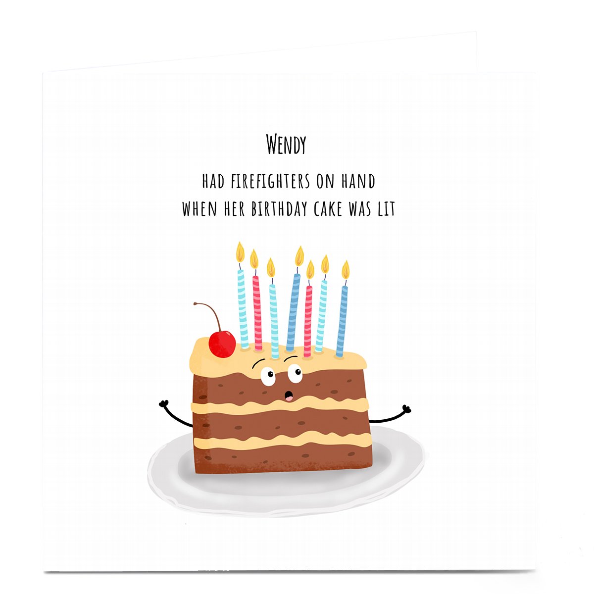 Personalised Birthday Card - How Many Candles?