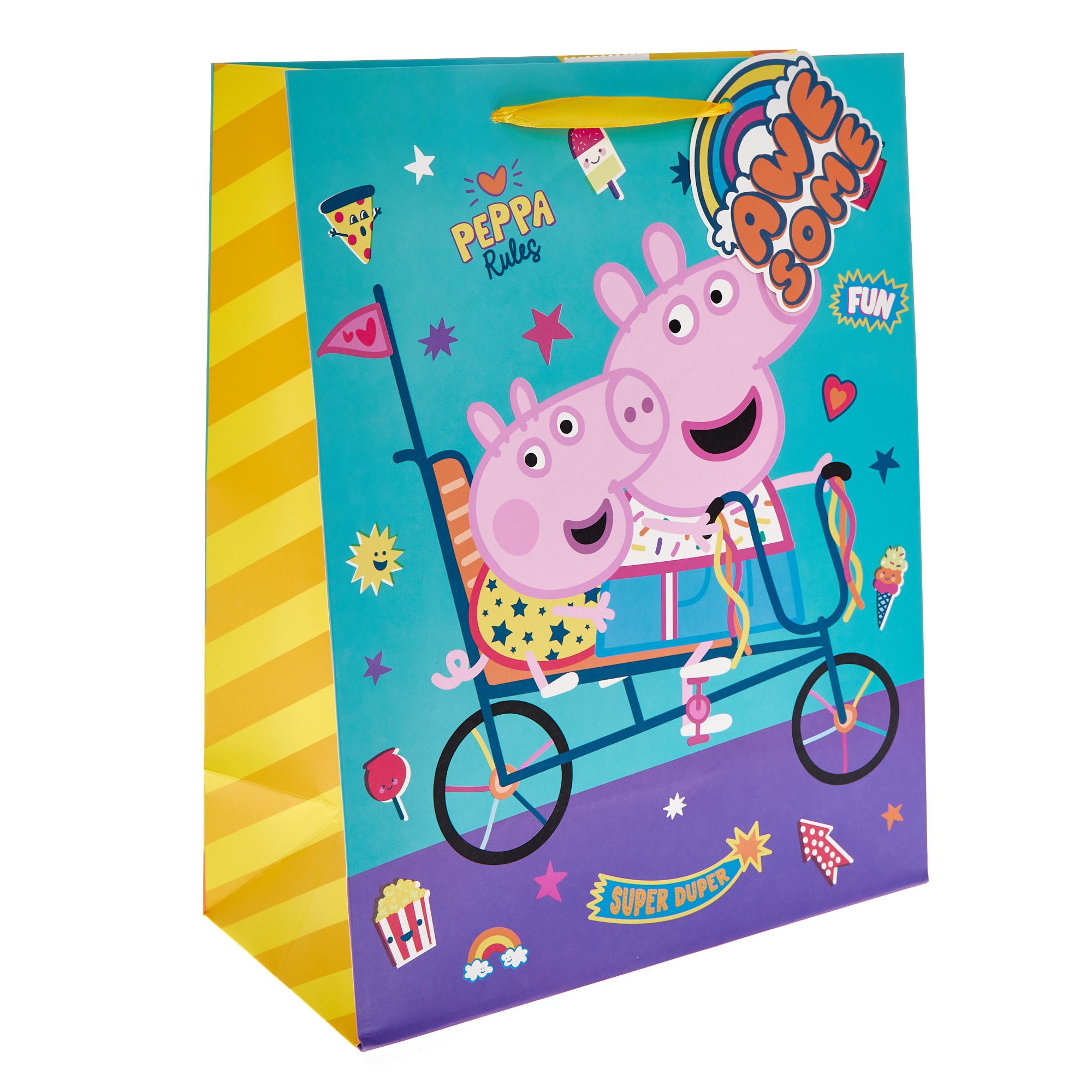 Peppa Pig Large Portrait Gift Bag