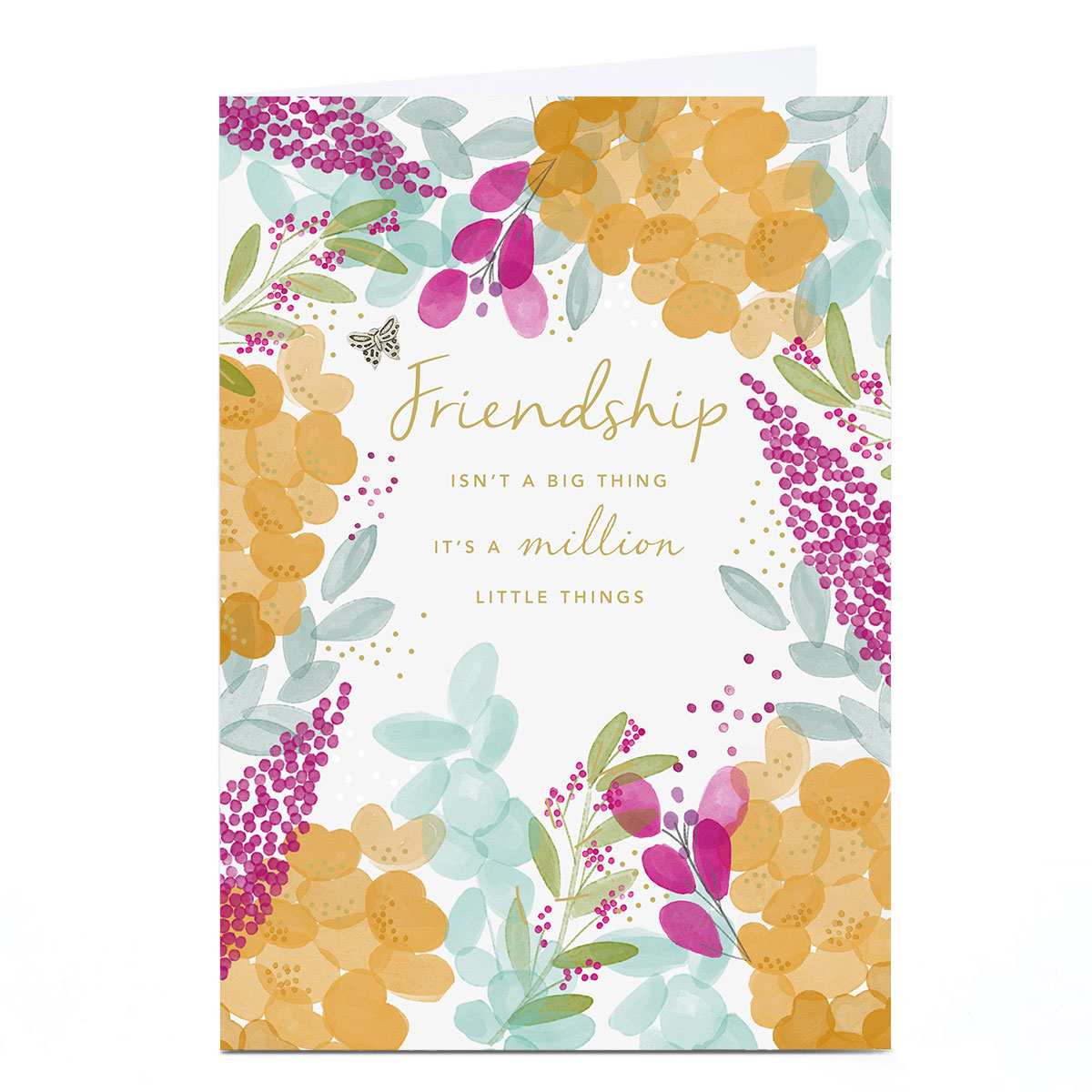 Birthday Card - Friendship Is A Million Little Things