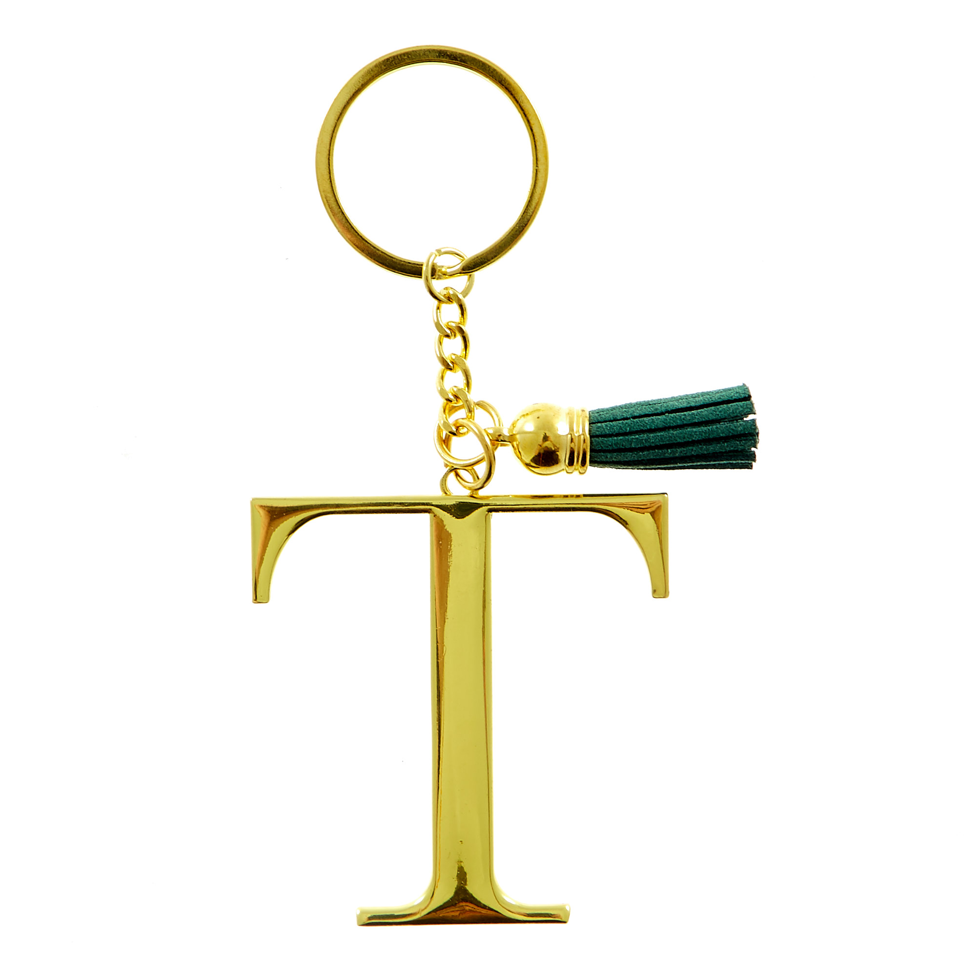 Letter T Key Ring