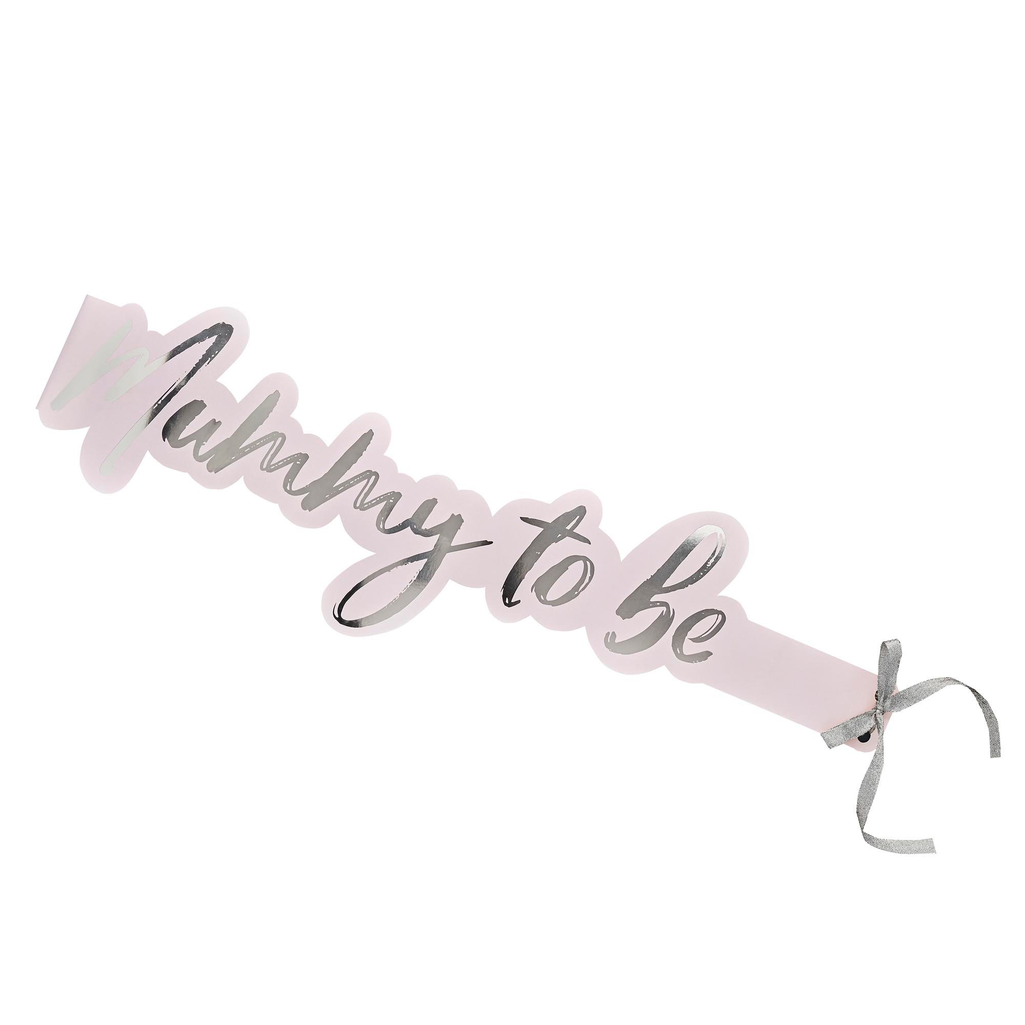 Mummy To Be Paper Sash