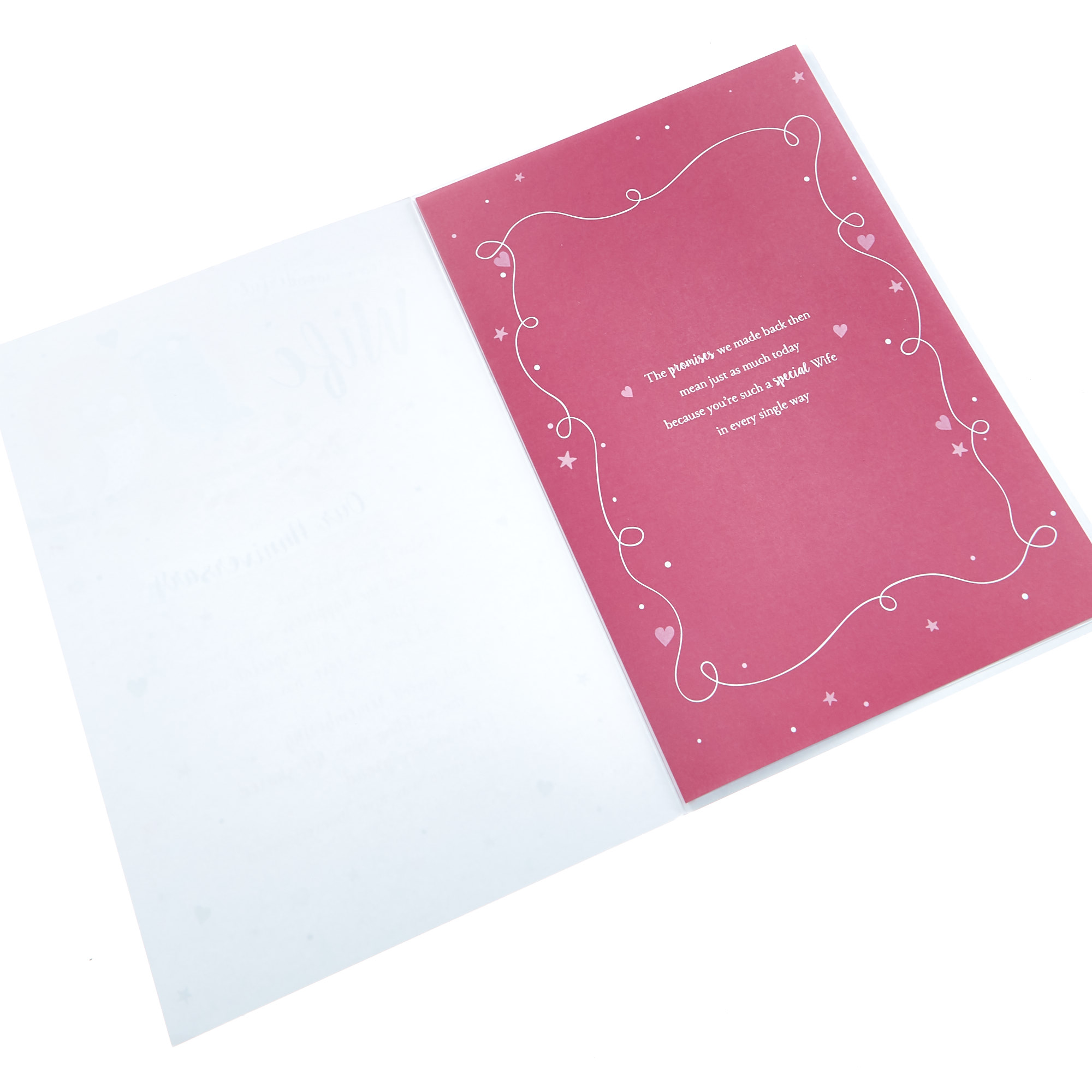 buy anniversary card wonderful wife owls for gbp 099