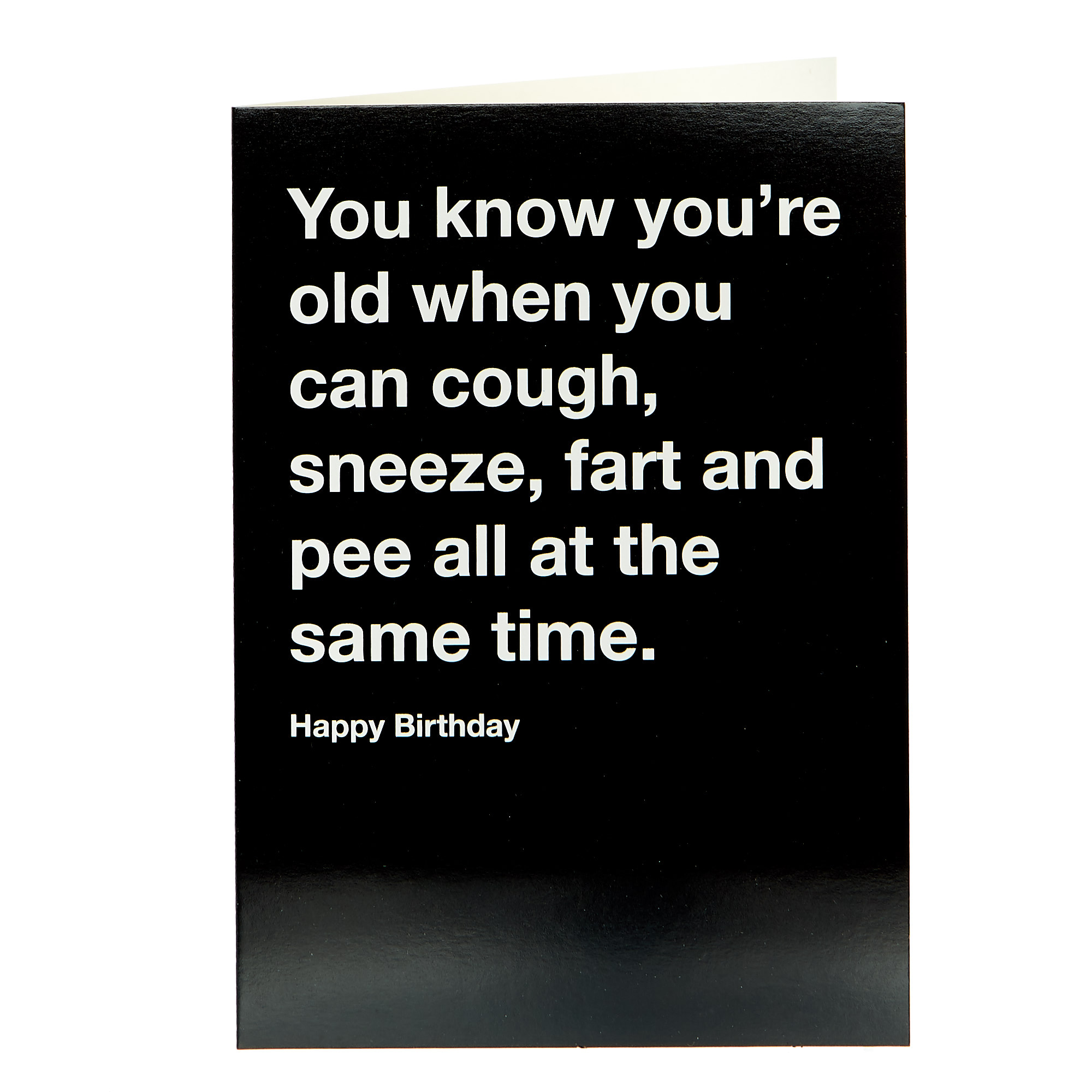 Birthday Card - Cough Sneeze Fart