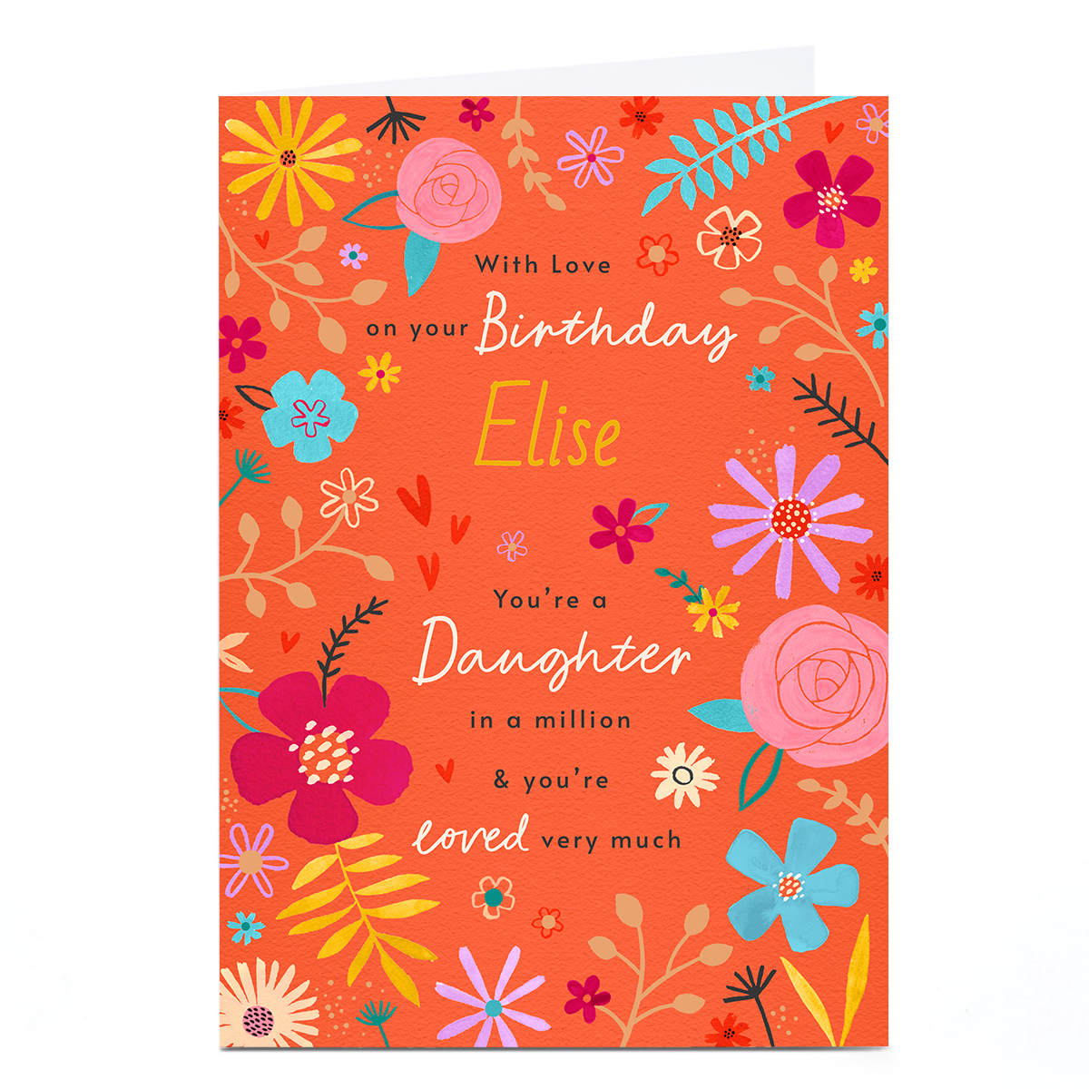 Personalised Birthday Card - Daughter in a Million