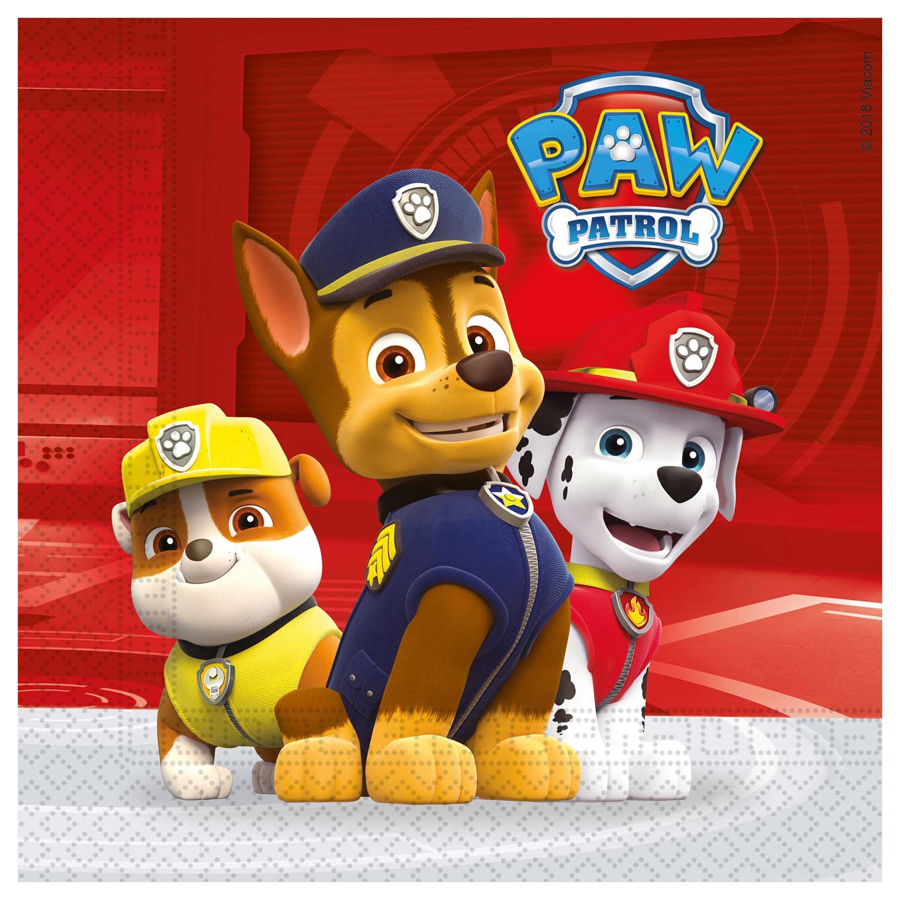 Paw Patrol Ready for Action Party Tableware & Decorations Bundle - 16 Guests