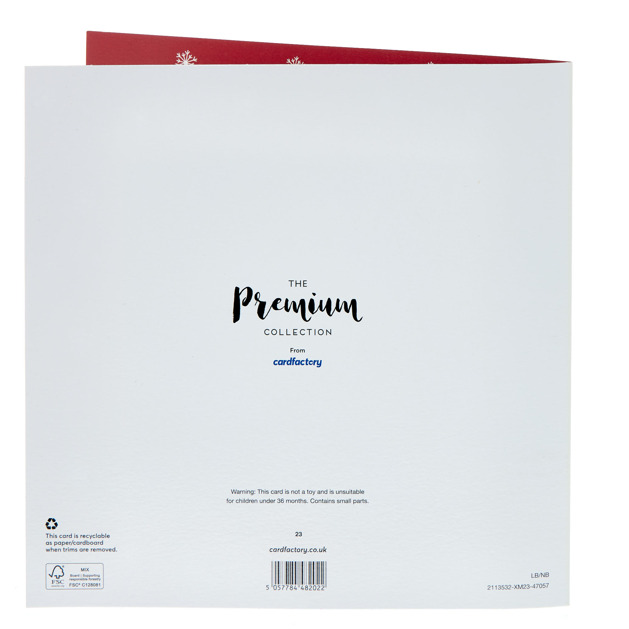 Beautiful Wife Poinsettias Premium Boxed Christmas Card