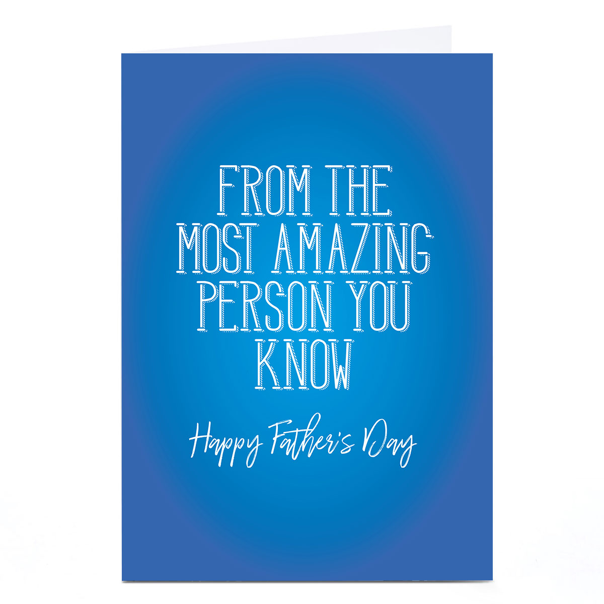 Personalised Punk Father's Day Card - From The Most Amazing Person