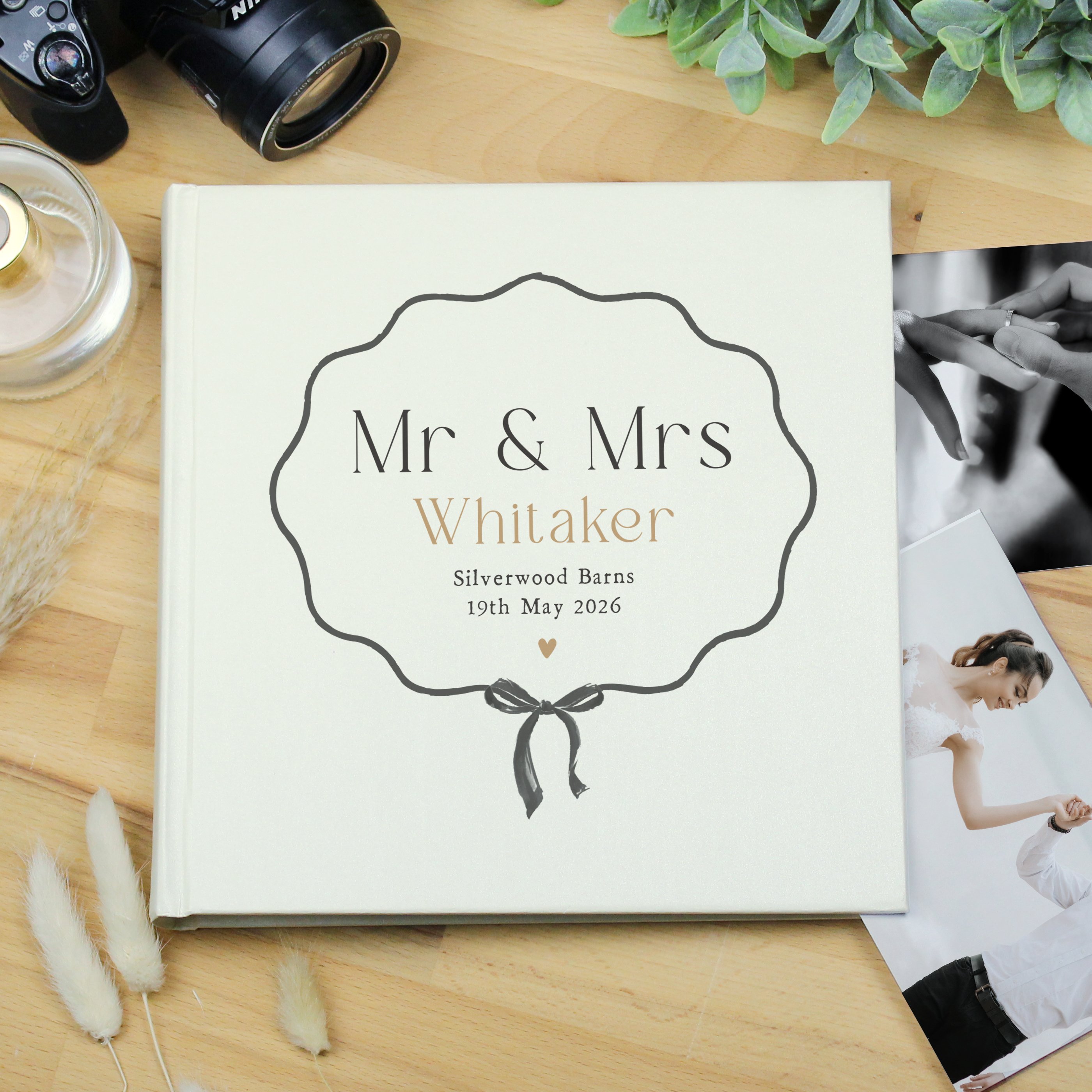 Personalised Wedding Square Photo Album