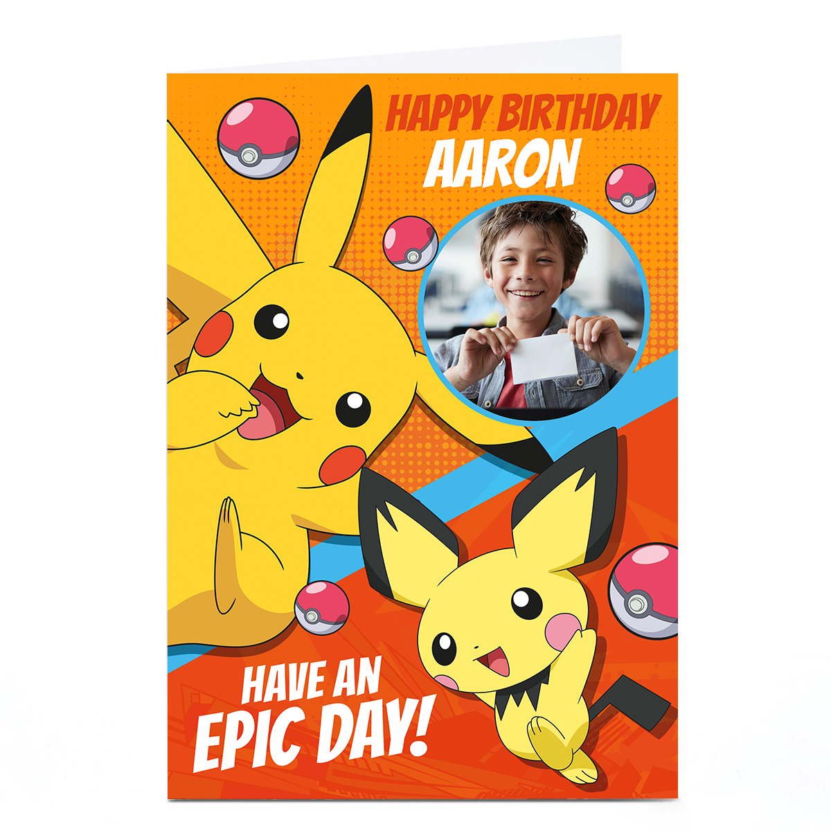 Photo Card - Pokemon Birthday