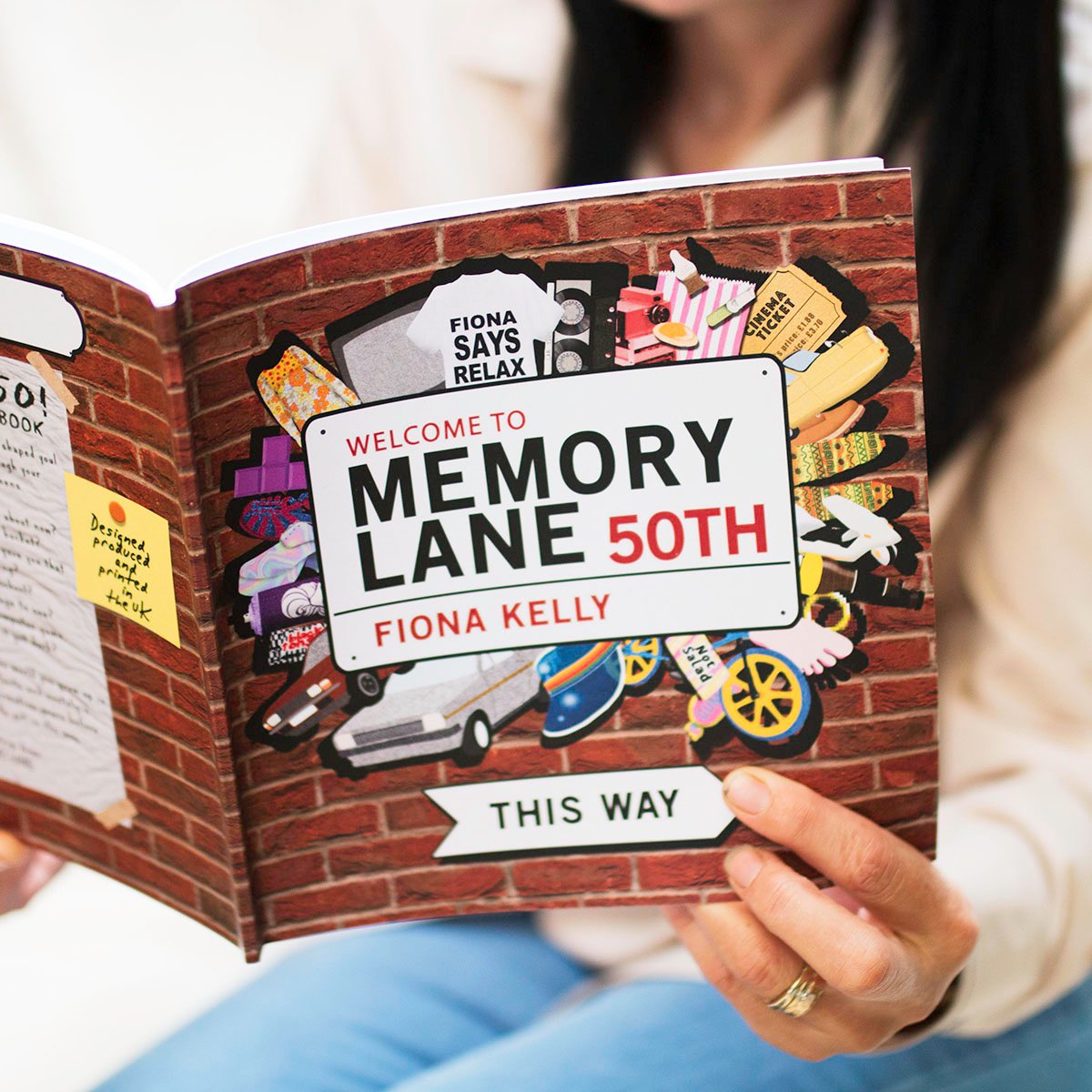 Personalised Book - Memory Lane 50th Birthday