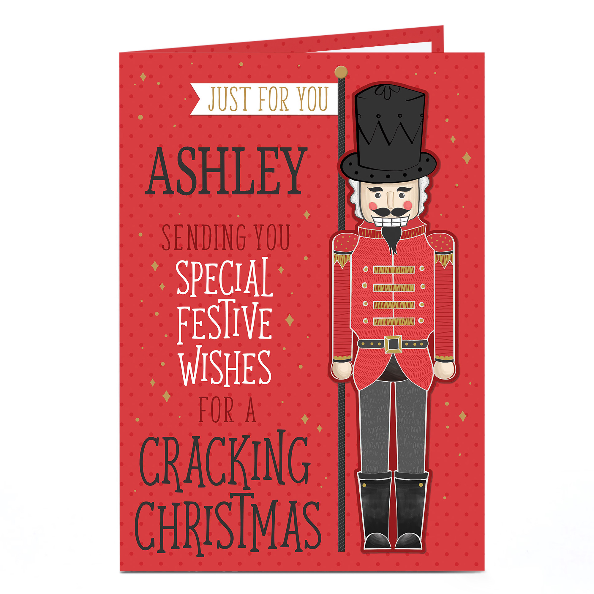 Personalised Christmas Card - Cracking Christmas