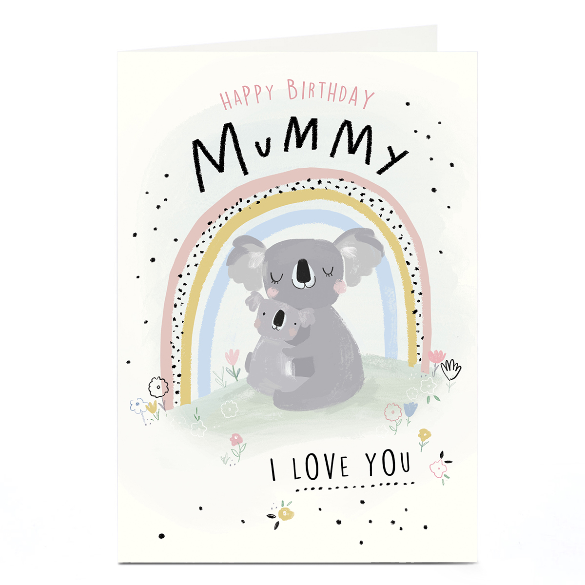 Birthday Card - Mummy Cuddly Koalas