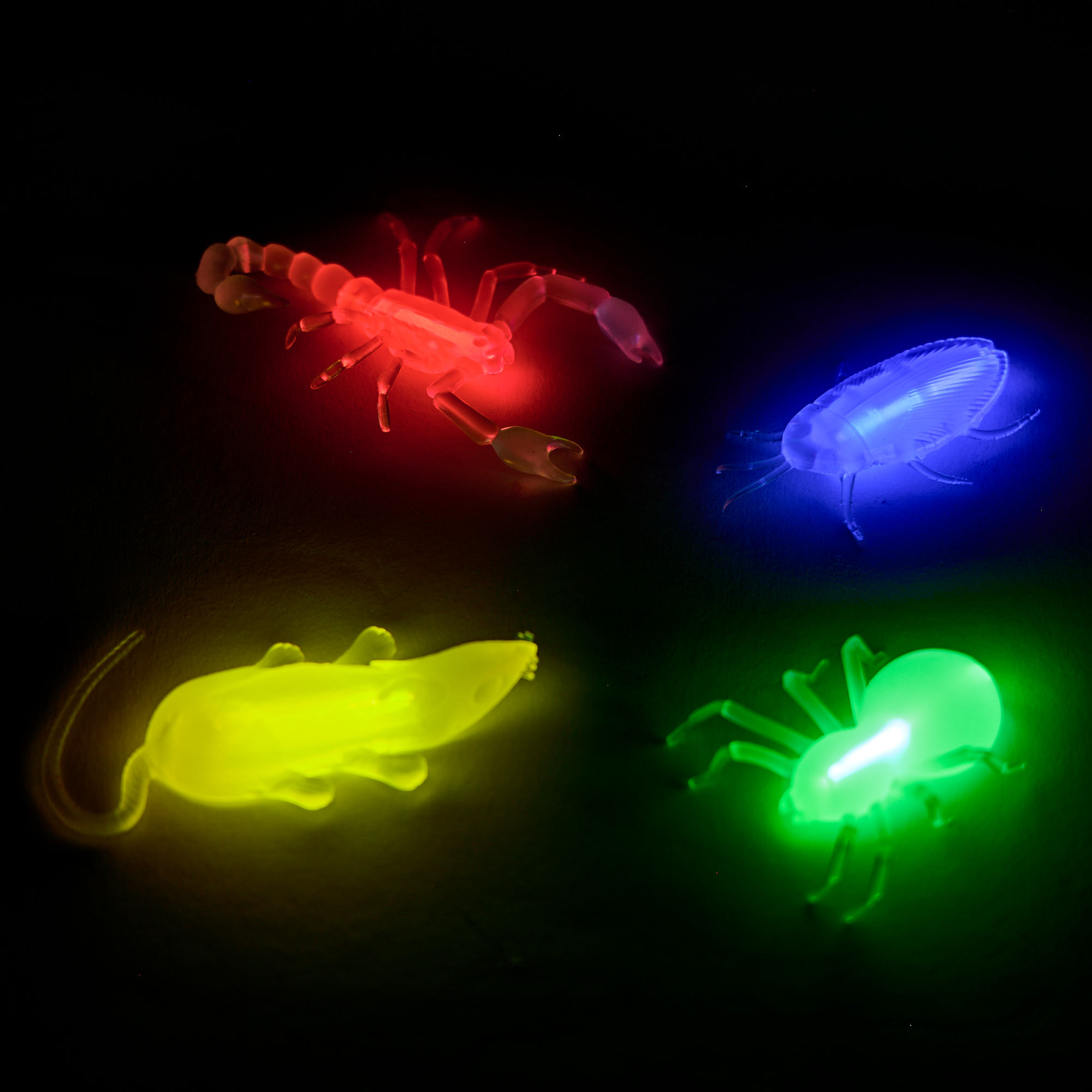 Let's Glow Spooky Glow Creatures - Pack of 4