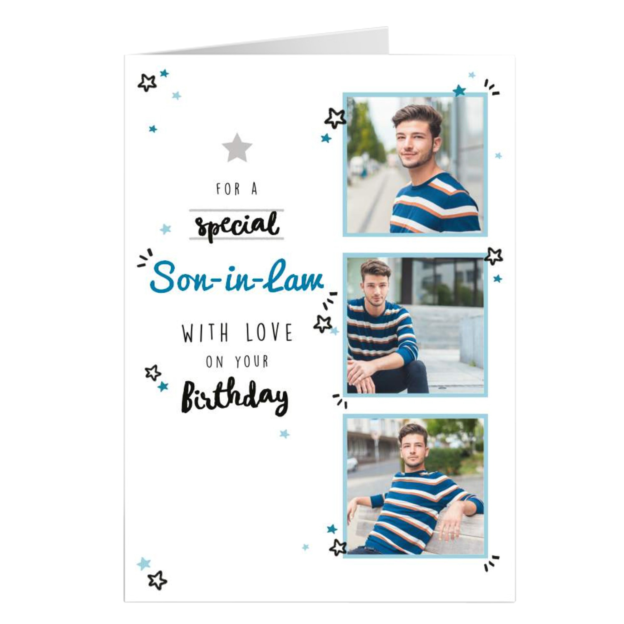 Photo Birthday Card - Son-in-Law With Love