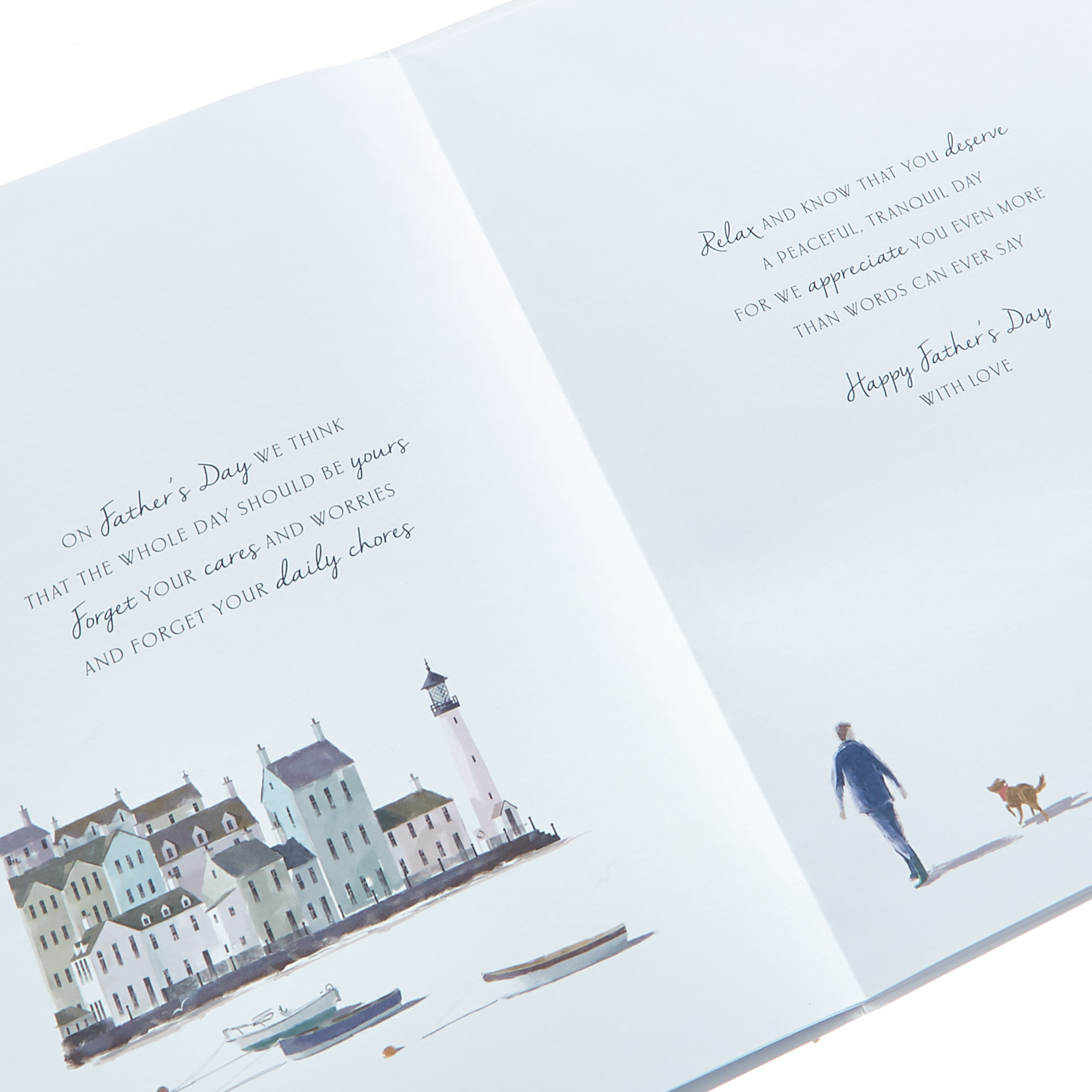 Father's Day Card - From Your Daughter & Son in Law