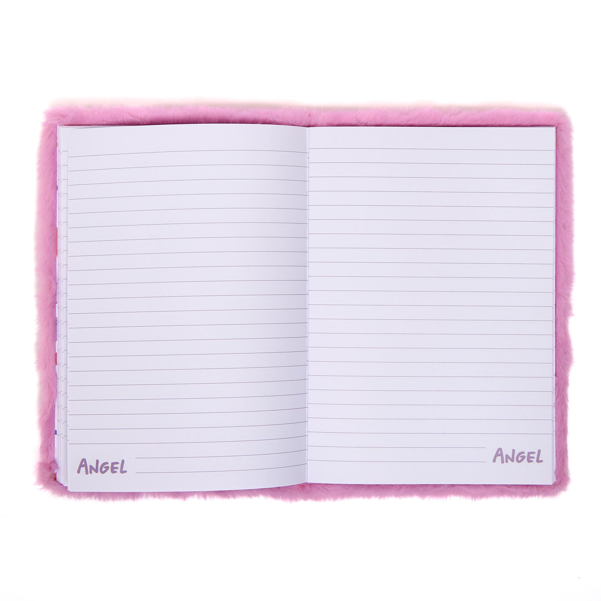 Disney Stitch Angel Plush Notebook