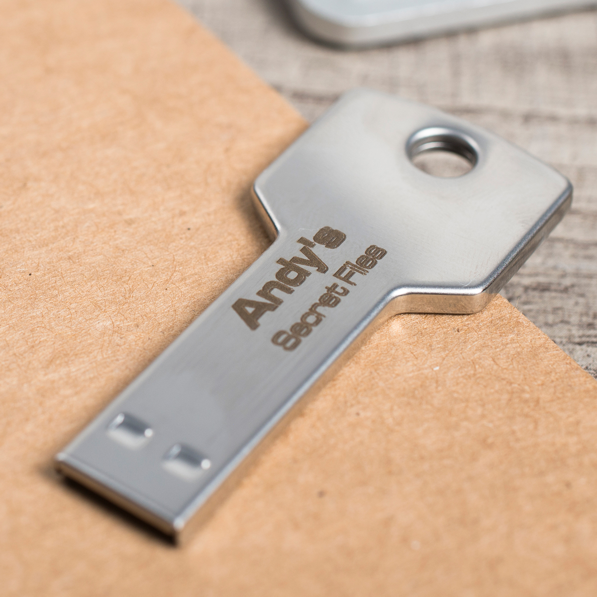 Personalised Engraved USB Key - Any Message