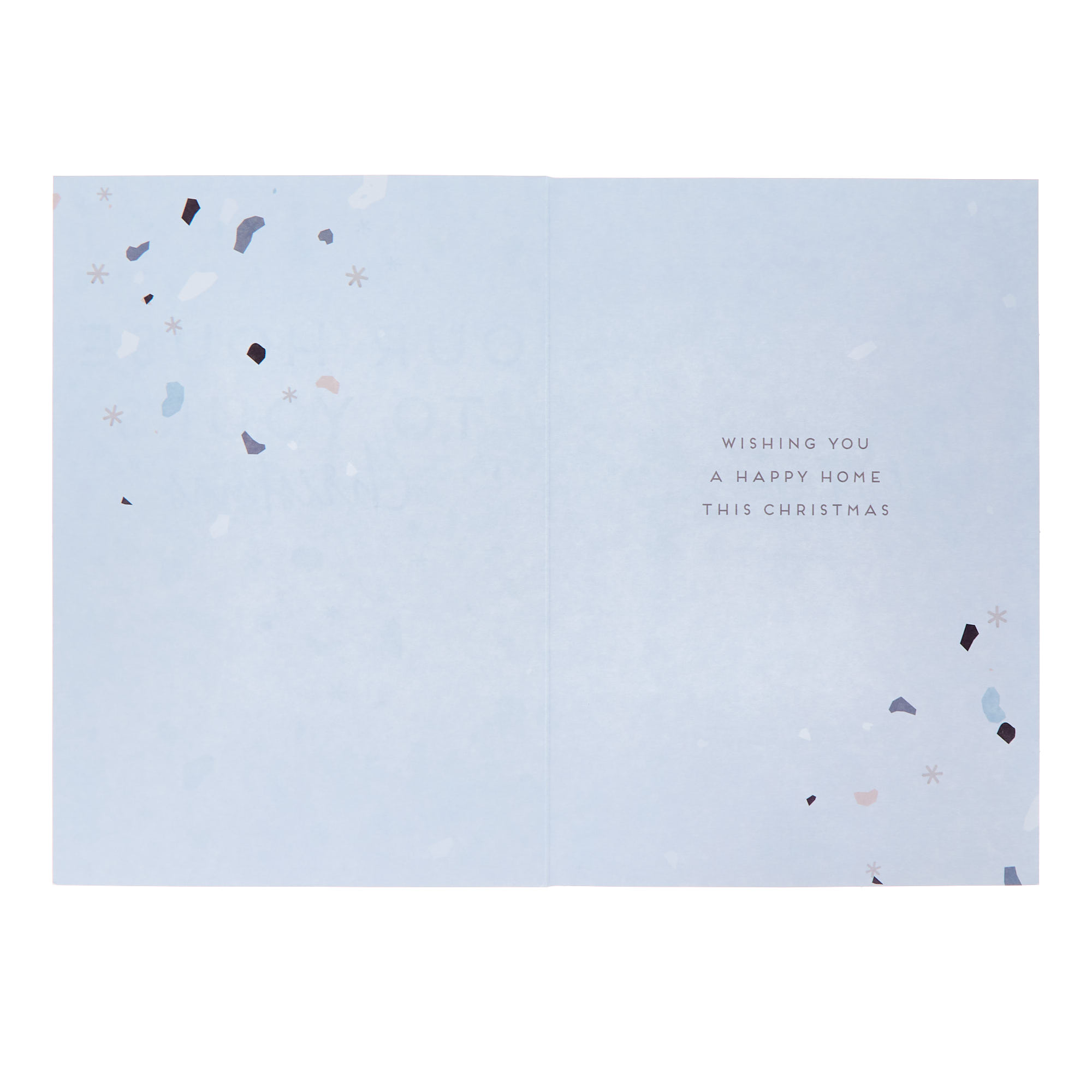 Our House To Your House Terrazzo Christmas Card