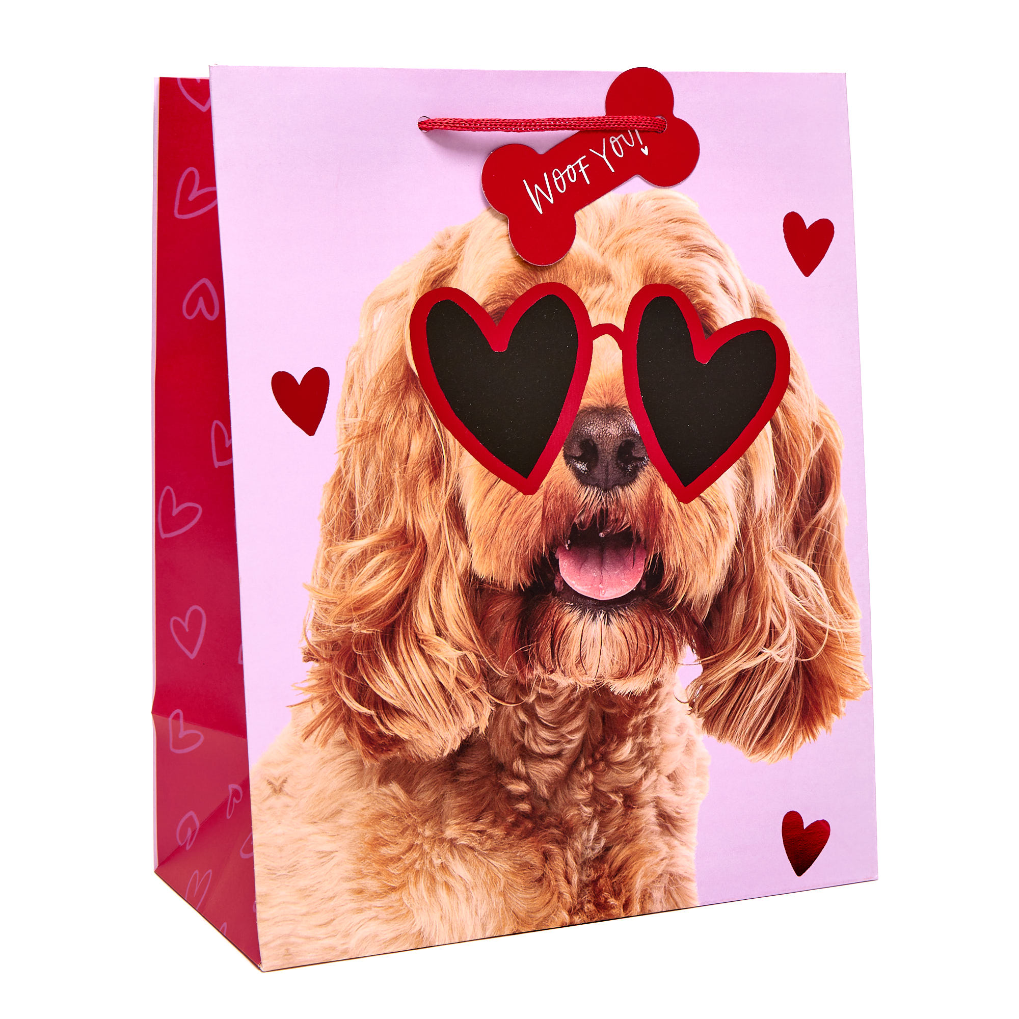 Woof You Large Portrait Gift Bag