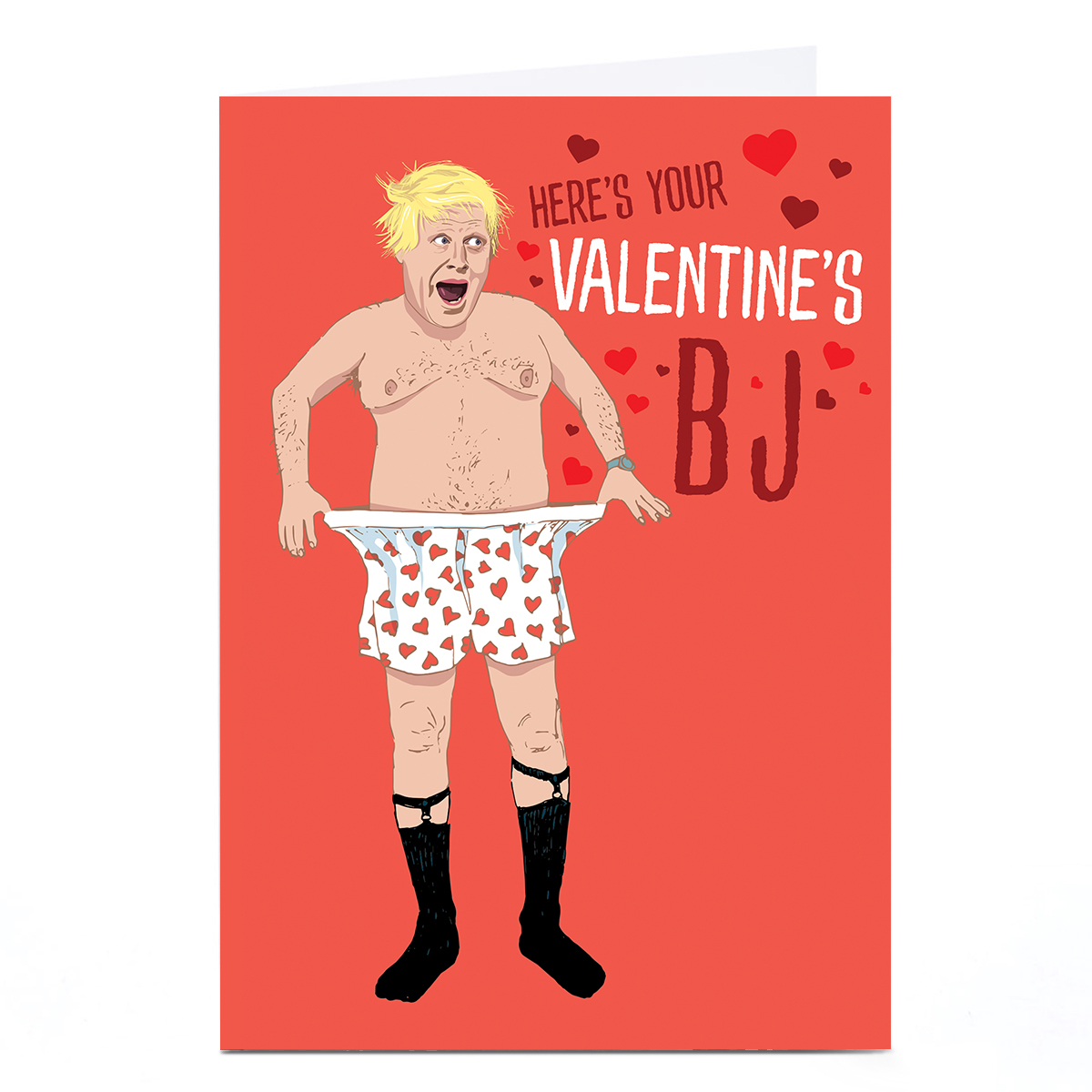 Personalised Brainbox Candy Valentine's Day Card - Valentine's BJ
