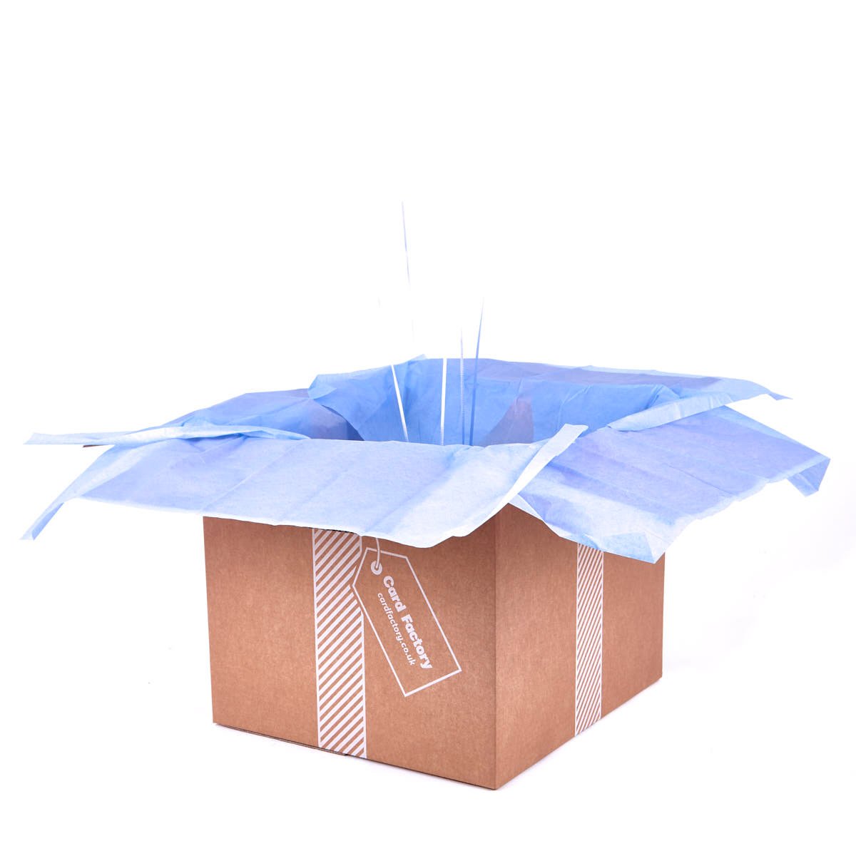 Baby Boy Blue Balloon Bouquet - Delivered Inflated!