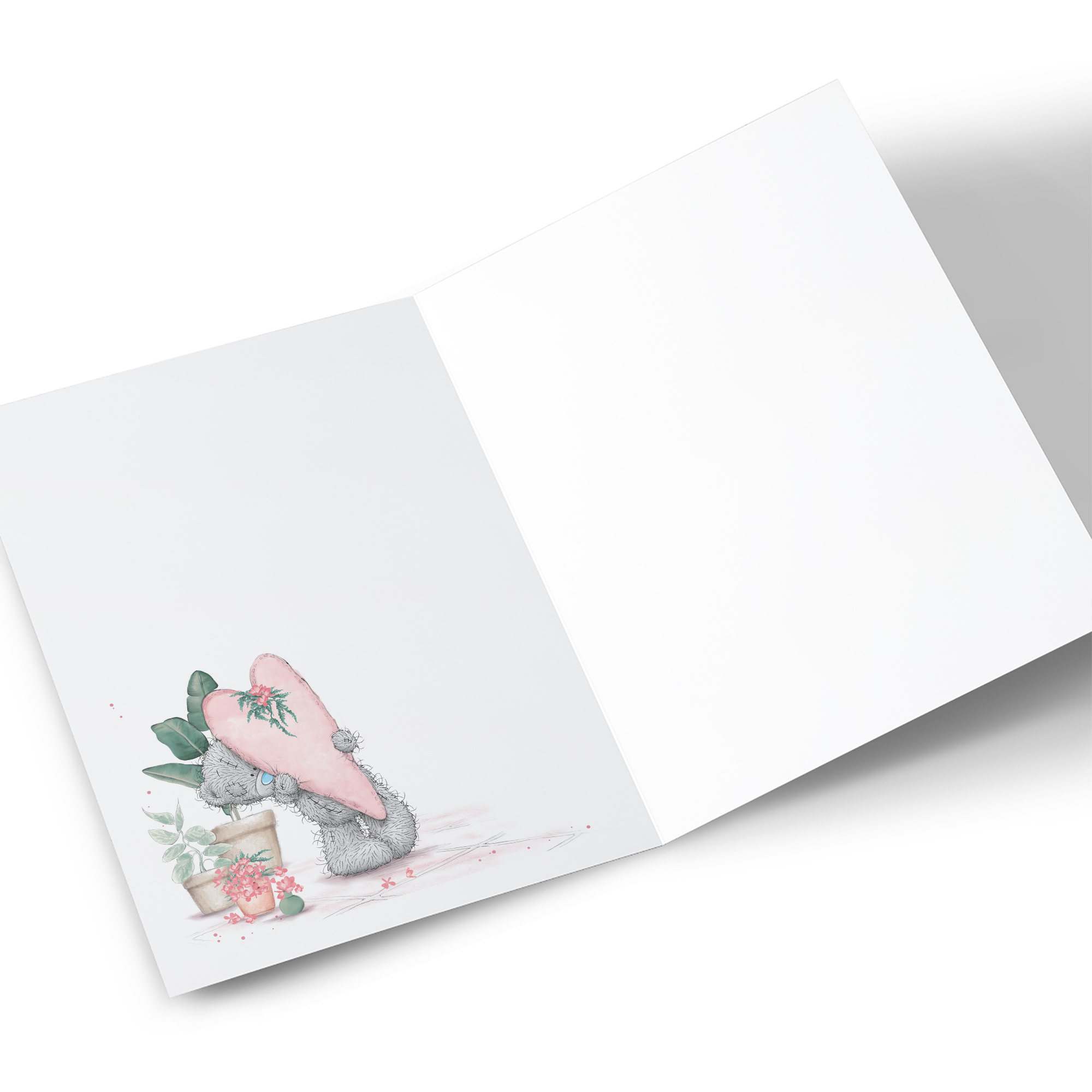 Personalised Tatty Teddy Mother's Day Card - Wrapped Heart Present, Grandma