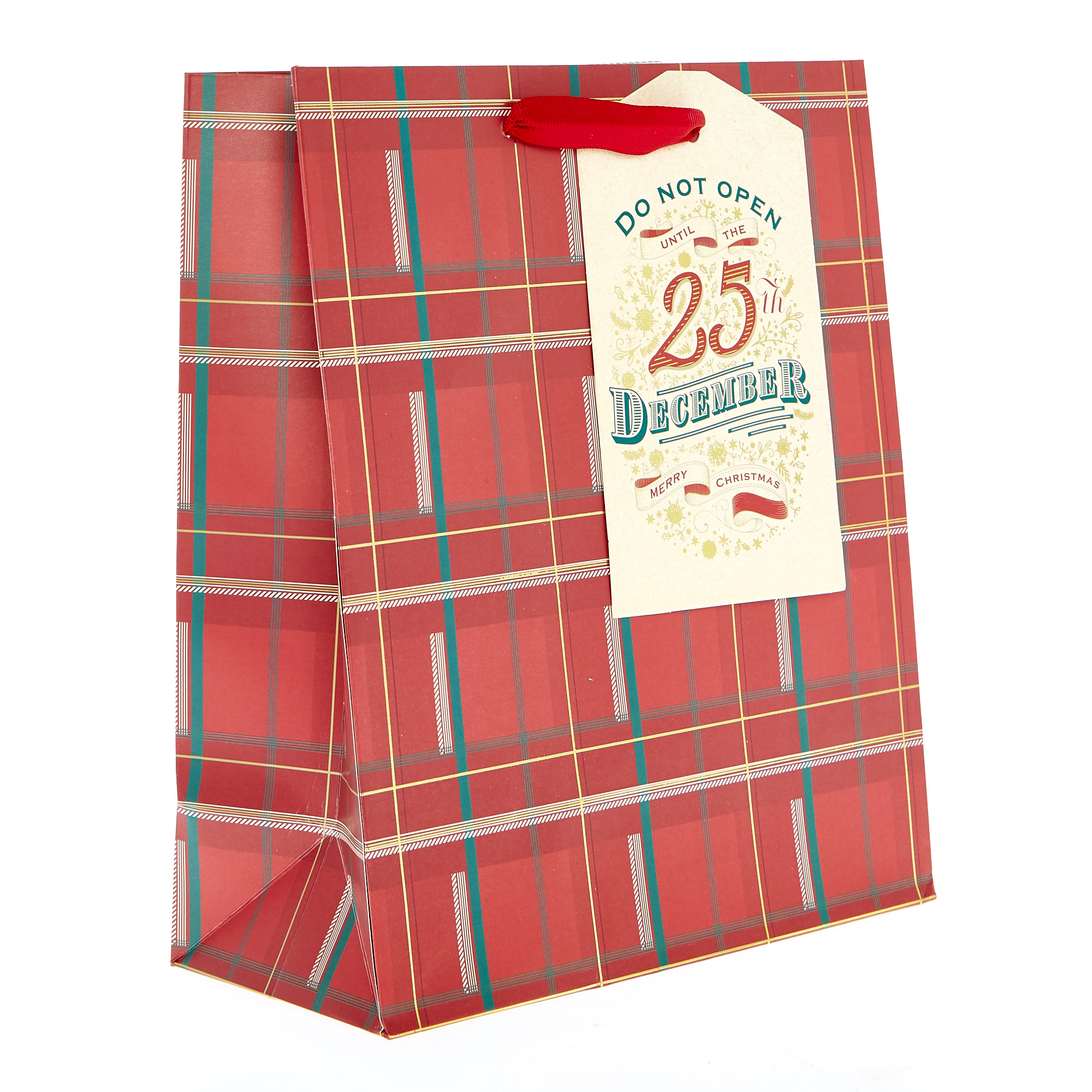 Medium Landscape 25th December Christmas Gift Bag