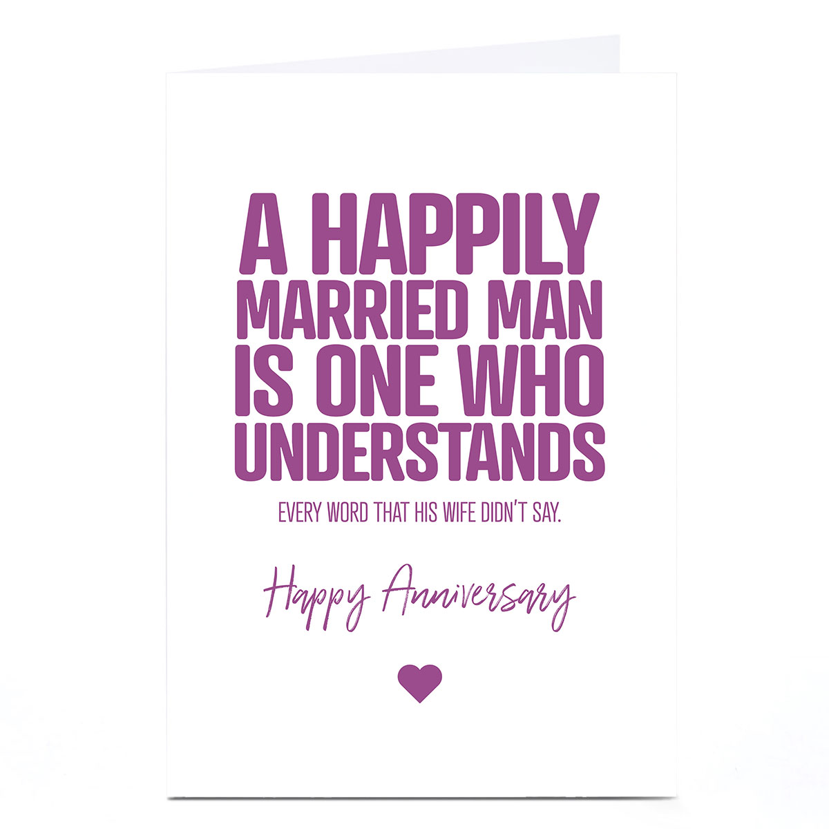 Personalised Punk Cards Anniversary Card - Married Man