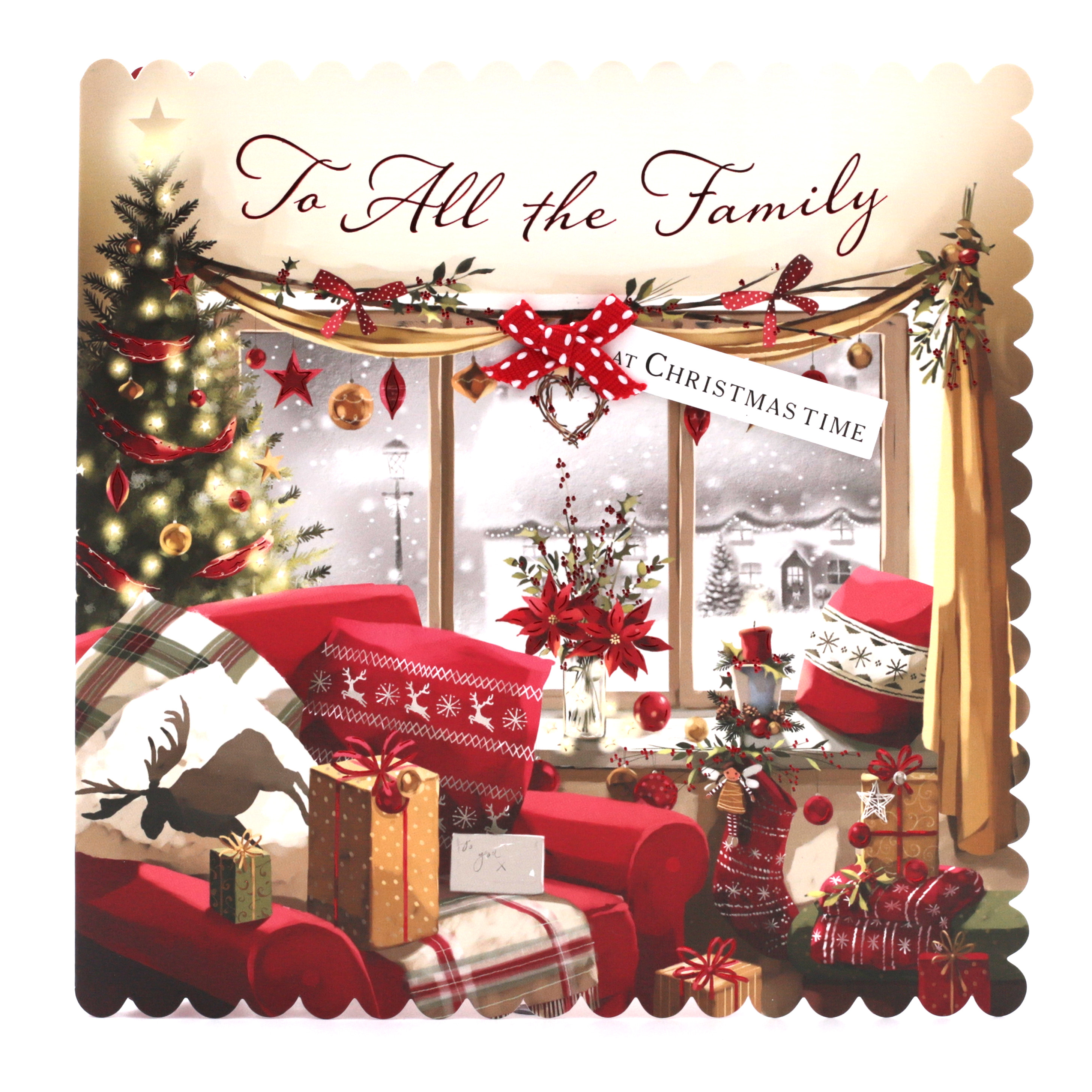Buy Exquisite Collection Christmas Card To All The Family