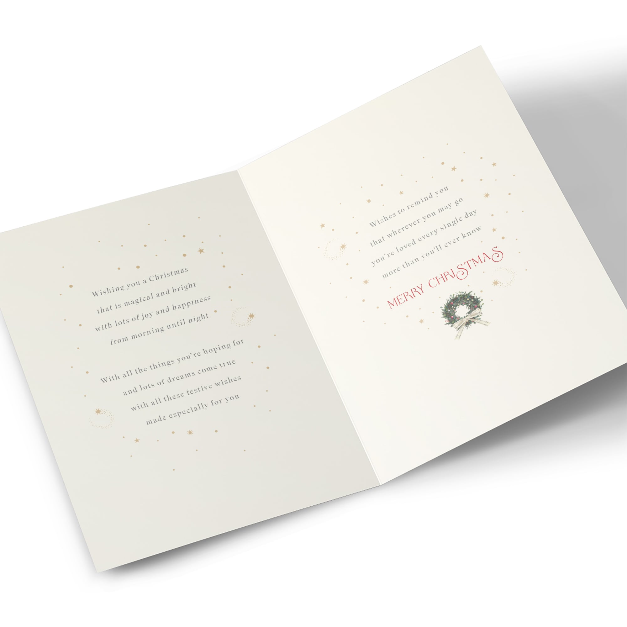 Christmas Card - Santa Checking List, Great Granddaughter